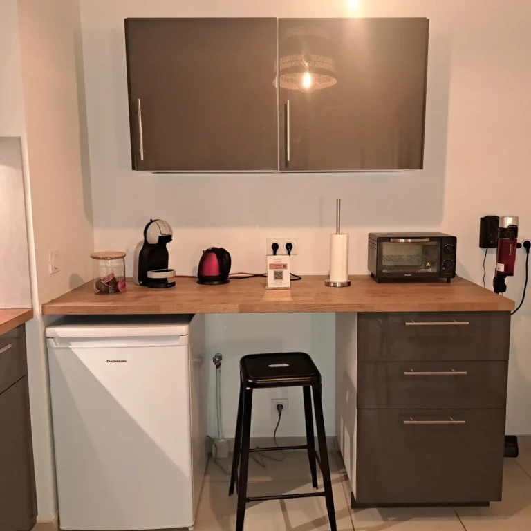 Cuisine moderne équipée de l'Atelier Rochecardon à Vaise-Rochecardon