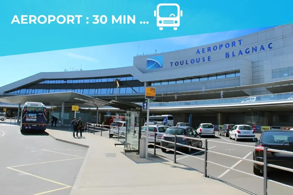 Aéroport de Toulouse Blagnac - accès facile depuis le centre-ville
