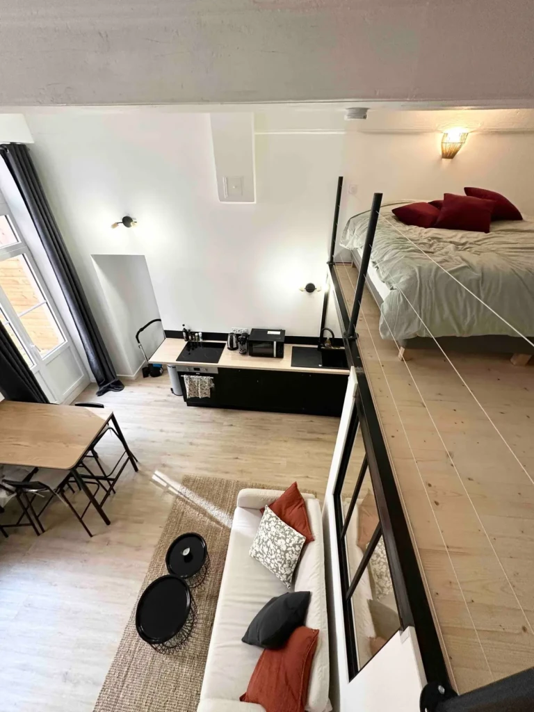 Appartement cosy à Lyon avec mezzanine et terrasse, Croix Rousse/Terreaux