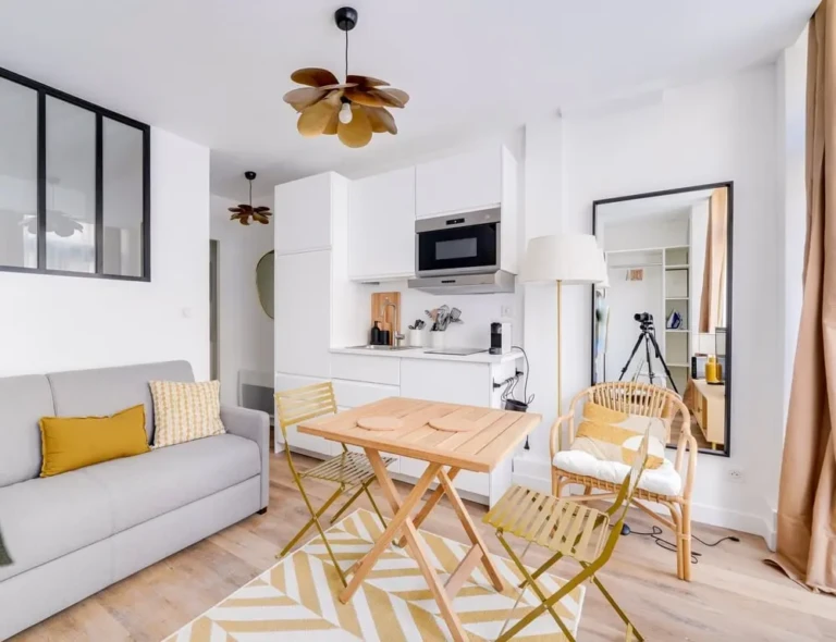 Appartement charmant à Bordeaux, quartier des Chartrons, intérieur moderne et confortable